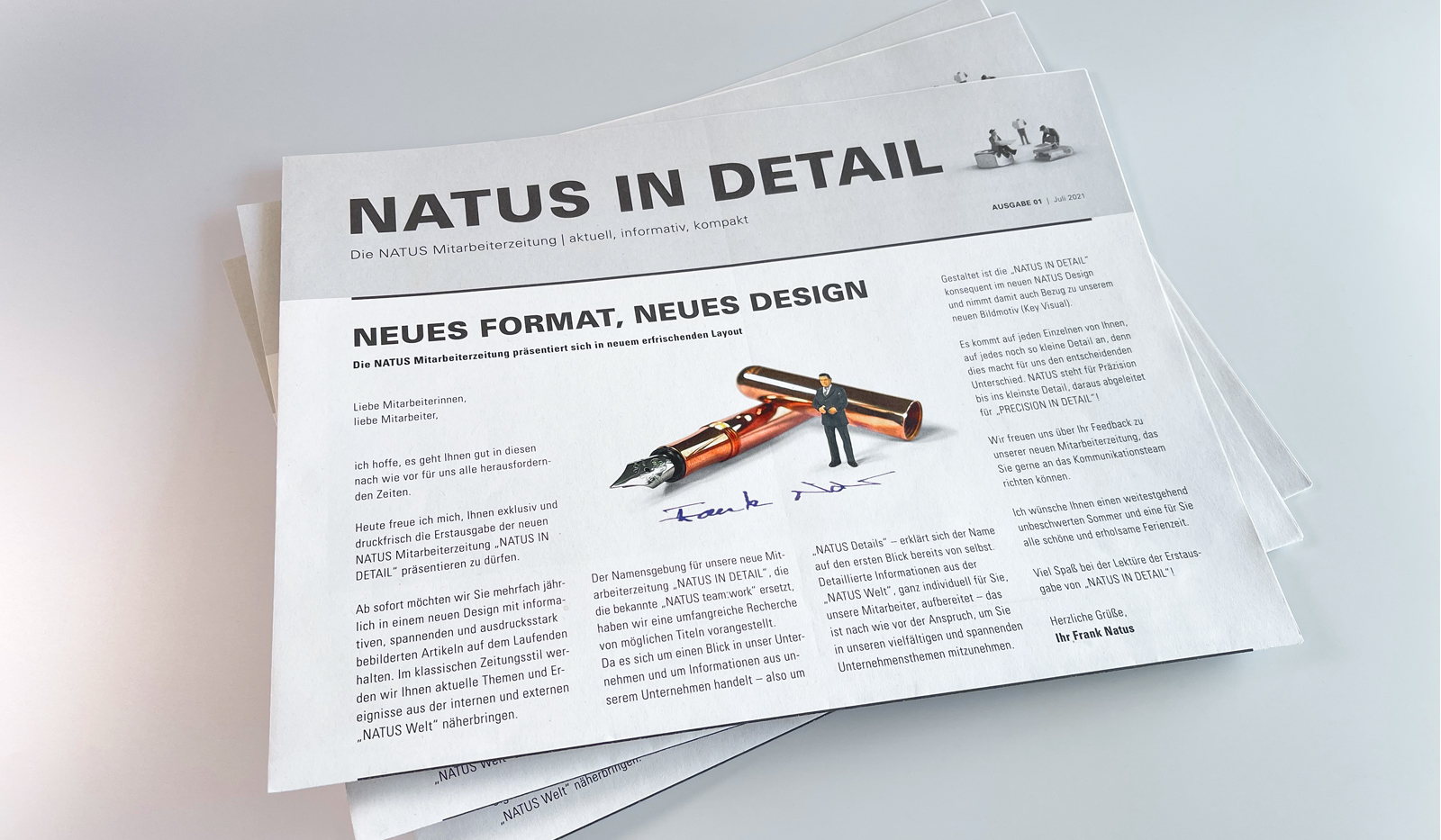 Natus Mitarbeiterzeitung Natus in Detail, Goossens & Kopatz
